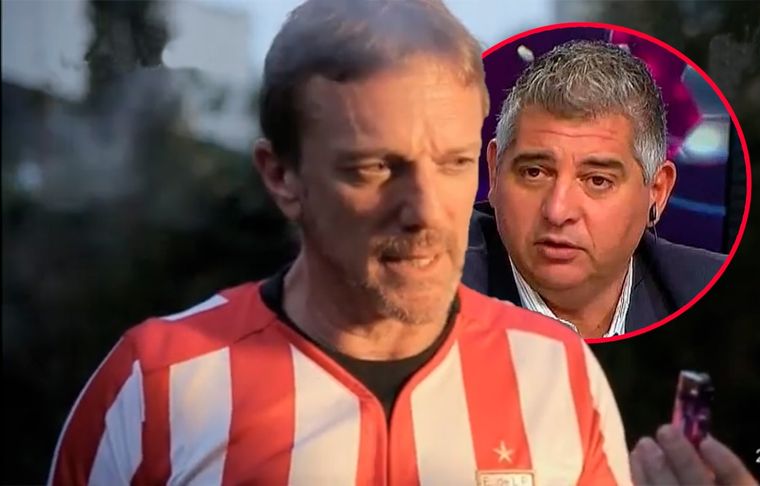 Federico DElia, actor e hincha de Estudiantes, le respondió a Leo Farinella, periodista deportivo e hincha de River.
