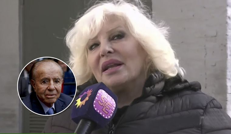 Luisa Albinoni habló de su relación con Carlos Menem. Foto: Captura TV
