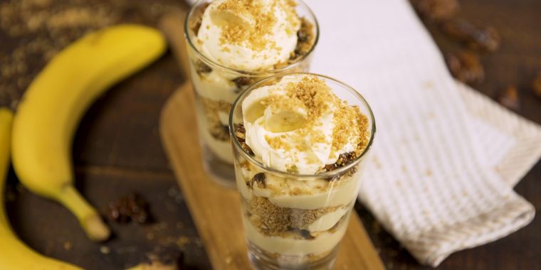 Postre de banana Foto: Pixabay