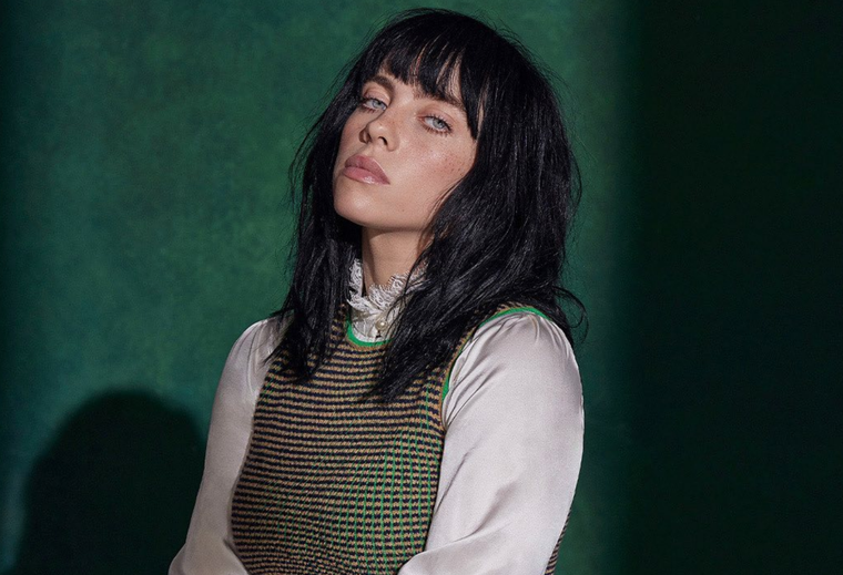 El flequillo es el mejor aliado de la cantante Billie Eilish. Foto: instagram: @billieeilish