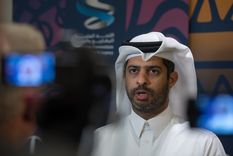 Nasser Al Khater, director ejecutivo del comité organizador de Qatar 2022. DPA Foto: DPA