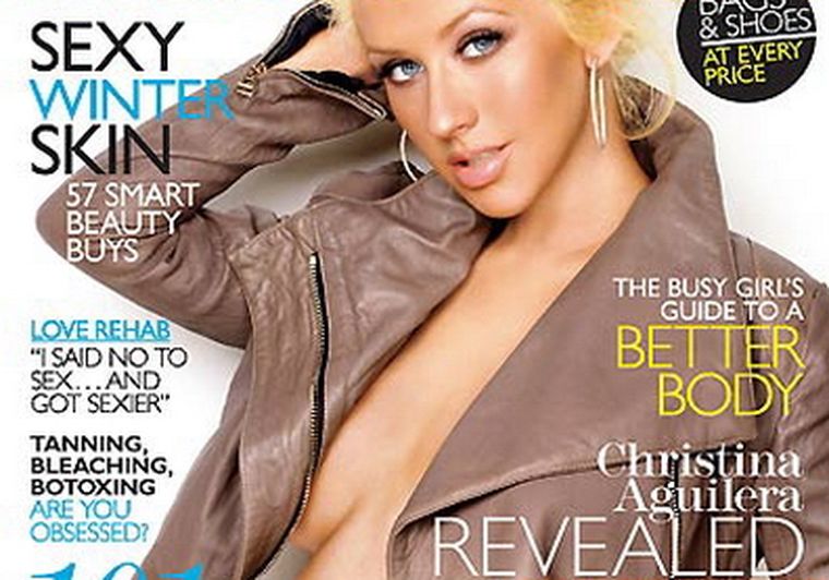Así aparece Christina Aguilera en la famosa revista Foto: web