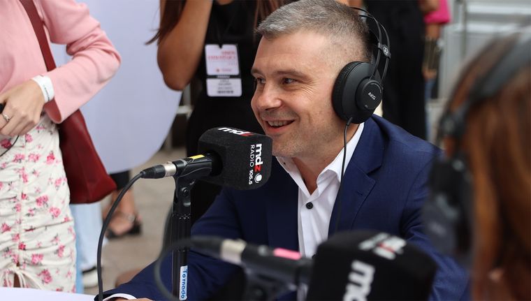 Diego Costarelli pasó por MDZ Radio. Foto: Santiago Tagua/MDZ