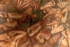 Ejercicio plástico Recorte del mural de Alfaro Siqueiros, Antonio Berni, Lino Enea Spilimbergo, Juan Carlos Castagnino y Enrique Lázaro. Foto: argentina.gob.ar