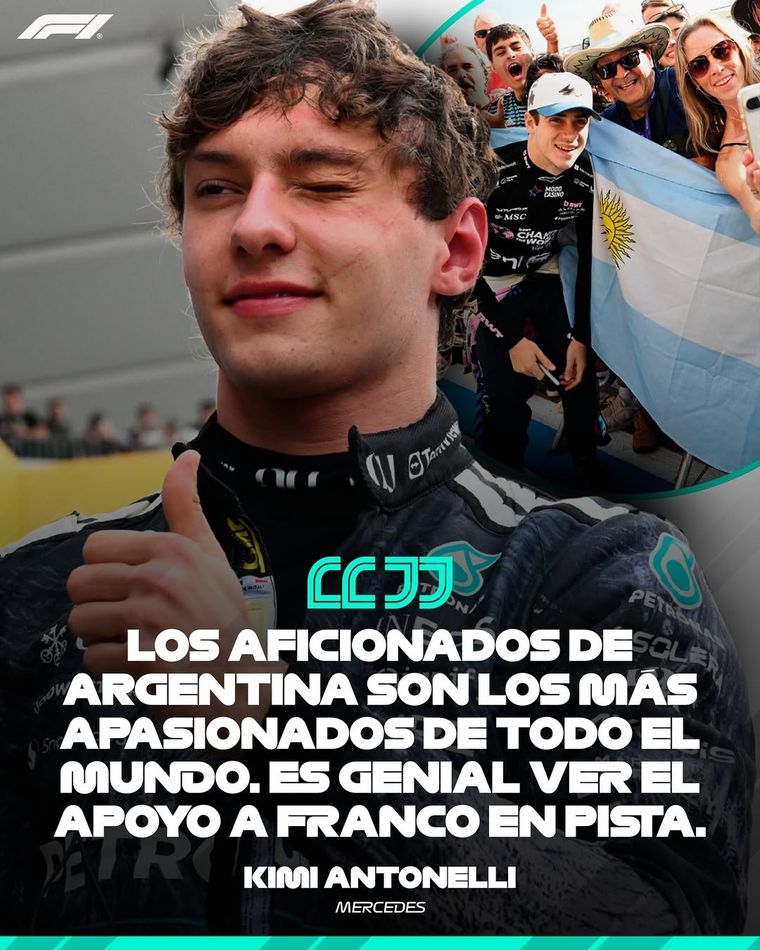 Kimi Antonelli atraviesa un gran momento en la Fórmula 1 y sus declaraciones no pasaron desapercibidas. Kimi Antonelli atraviesa un gran momento en la Fórmula 1 y sus declaraciones no pasaron desapercibidas.
