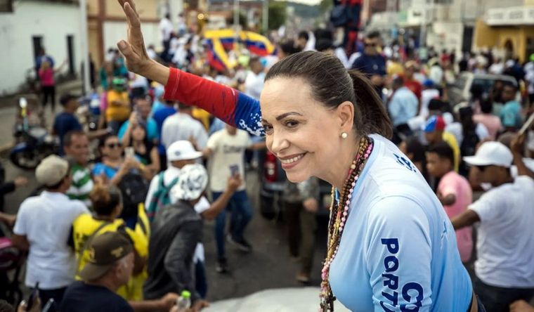 Corina Machado agradeció el reconocimiento.