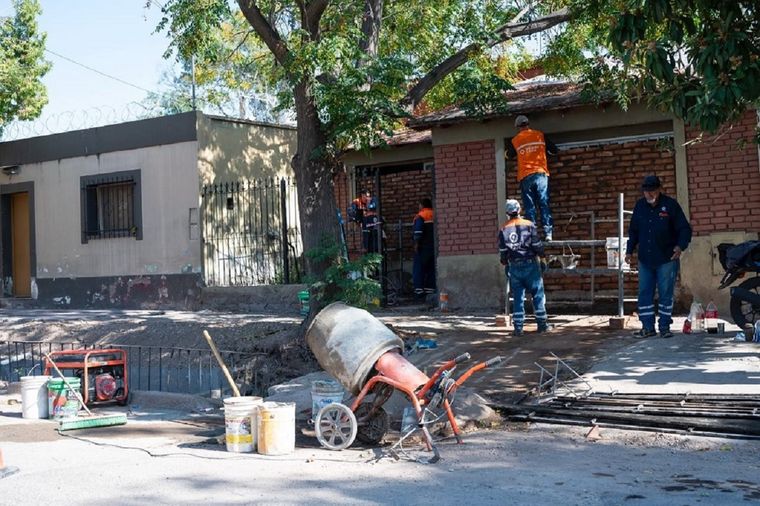 Intervención municipal en calle Gorriti.