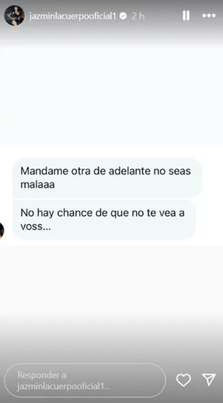 Icardi le habría mandado mensajes subidos de tono a La Cuerpo. Foto: Instagram @jazminlacuerpooficial1 Icardi le habría mandado mensajes subidos de tono a La Cuerpo. Foto: Instagram @jazminlacuerpooficial1