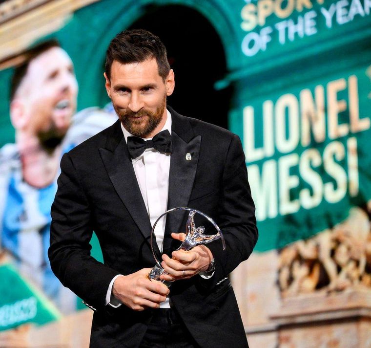 Messi, ganador del Laureus al mejor deportista del año Foto: Laureus