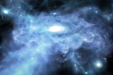 Los investigadores del Instituto Niels Bohr han presenciado el nacimiento de tres galaxias. Foto: Dpa.