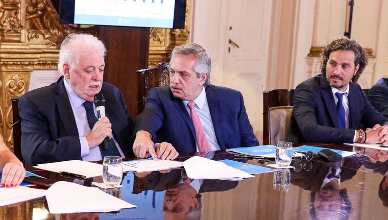 Un nueva reunión en la Quinta de Olivos definirá el futuro de la cuarentena Foto: Presidencia