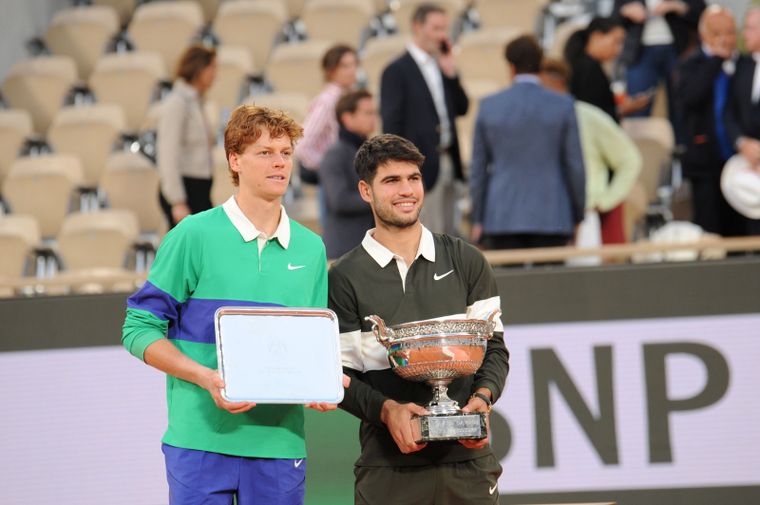 El tremendo elogio de Jannik Sinner a Carlos Alcaraz en la previa de las semis del ATP Finals.