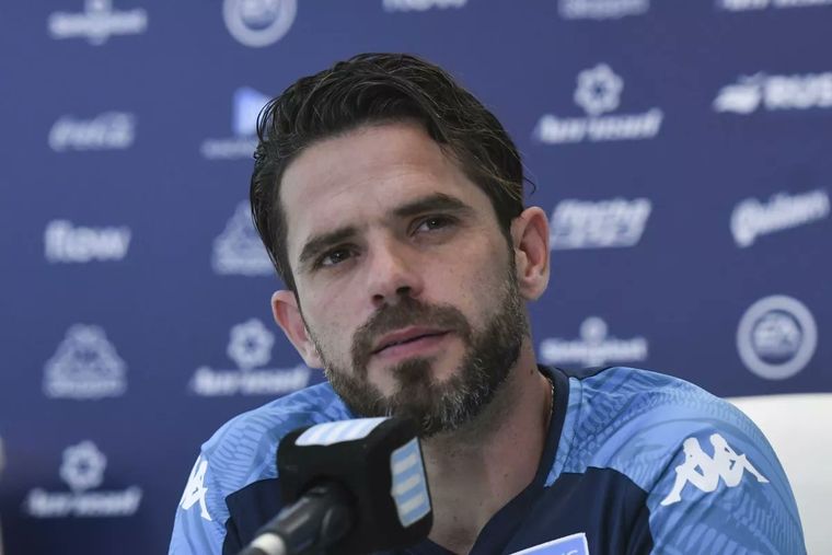 Gagó borró al Chila Gómez. Foto: @RacingClub