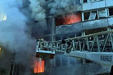 Rusia ha atacado varias veces la capital de Ucrania, Kiev. Foto: Dpa.