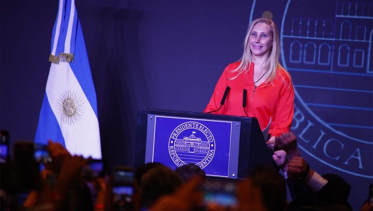 Karina Milei y su estilo personal. Foto: Pedro Ramos/MDZ