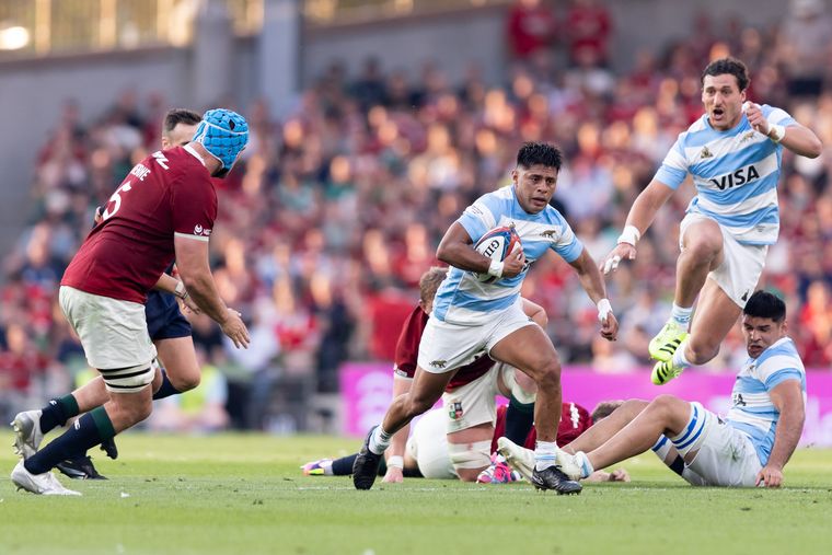 Los Pumas están jugando un partidazo en Dublin.