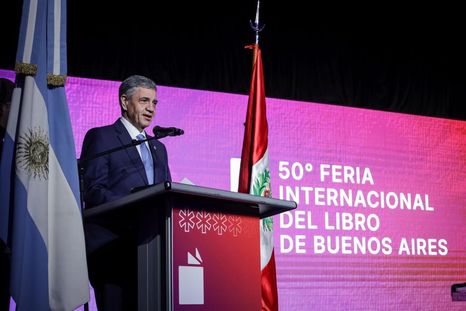 El jefe de Gobierno porteño, Jorge Macri, encabezó el acto inaugural edición de la Feria Internacional del Libro de Buenos Aires El jefe de Gobierno porteño, Jorge Macri, encabezó el acto inaugural edición de la Feria Internacional del Libro de Buenos Aires