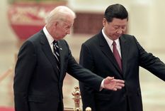 Biden y Xi, siempre al borde. Foto: Australian.