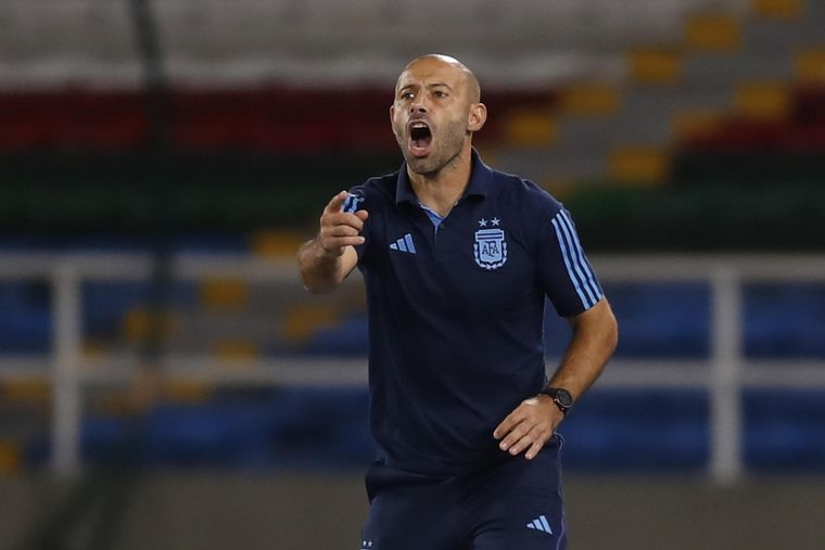 Javier Mascherano, DT de la Sub 20. Foto: EFE