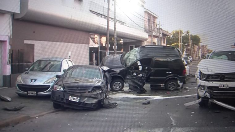 El siniestro ocurrió en la intersección de Calchaquí y Lamadrid, en Quilmes.