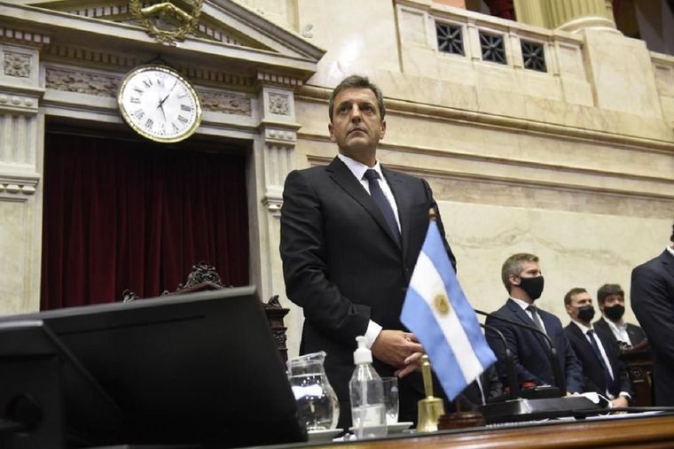 Sergio Massa tiene un plazo de tres días para responder el informe. Foto: Prensa Cámara de Diputados
