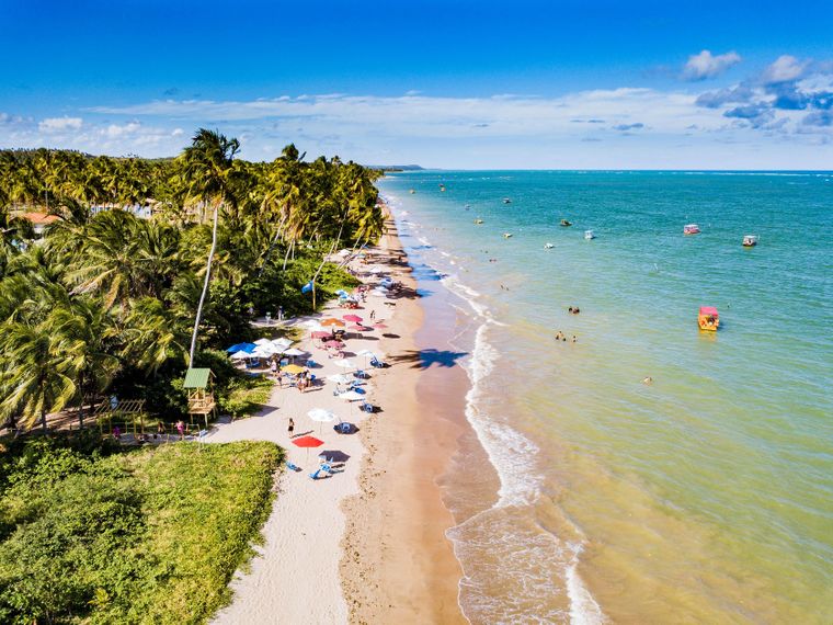 Esta playa de Brasil enamora a los turistas con sus pintorescos paisajes.&nbsp;