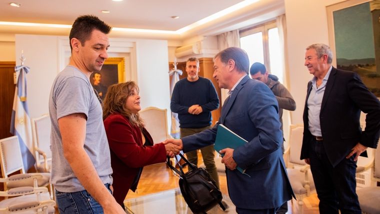 El encuentro de este jueves Foto: Twitter Rodolfo Suarez