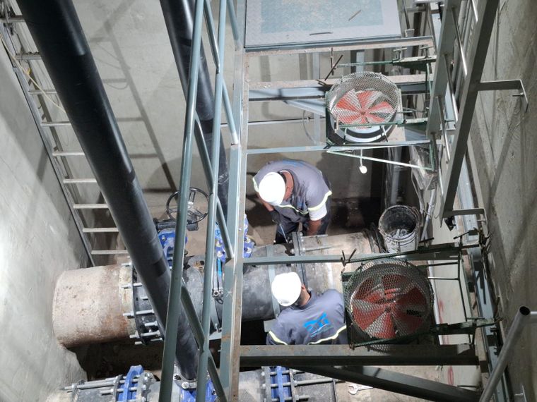 Mega corte de agua en Mendoza: cuándo se termina de restablecer el servicio