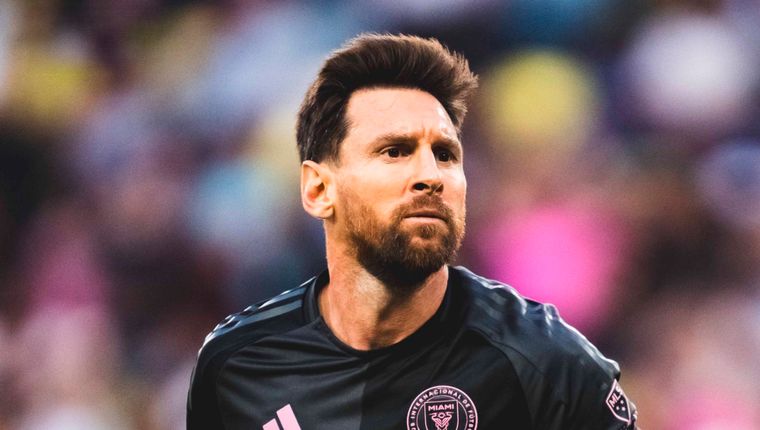 Messi no participó del entrenamiento de este martes.