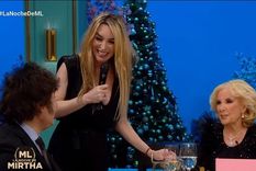 Fátima con Mirtha Hace algunas semanas, Fátima Flórez irrumpió en el piso de Mirtha Legrand, en la visita de Javier Milei al programa. Foto: X @MoskitaMuertaOk.