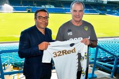 Radrizzani y Bielsa, en Leeds. Radrizzani y Bielsa, en Leeds.