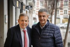 Jorge Macri con Edmundo González Urrutia en Madrid