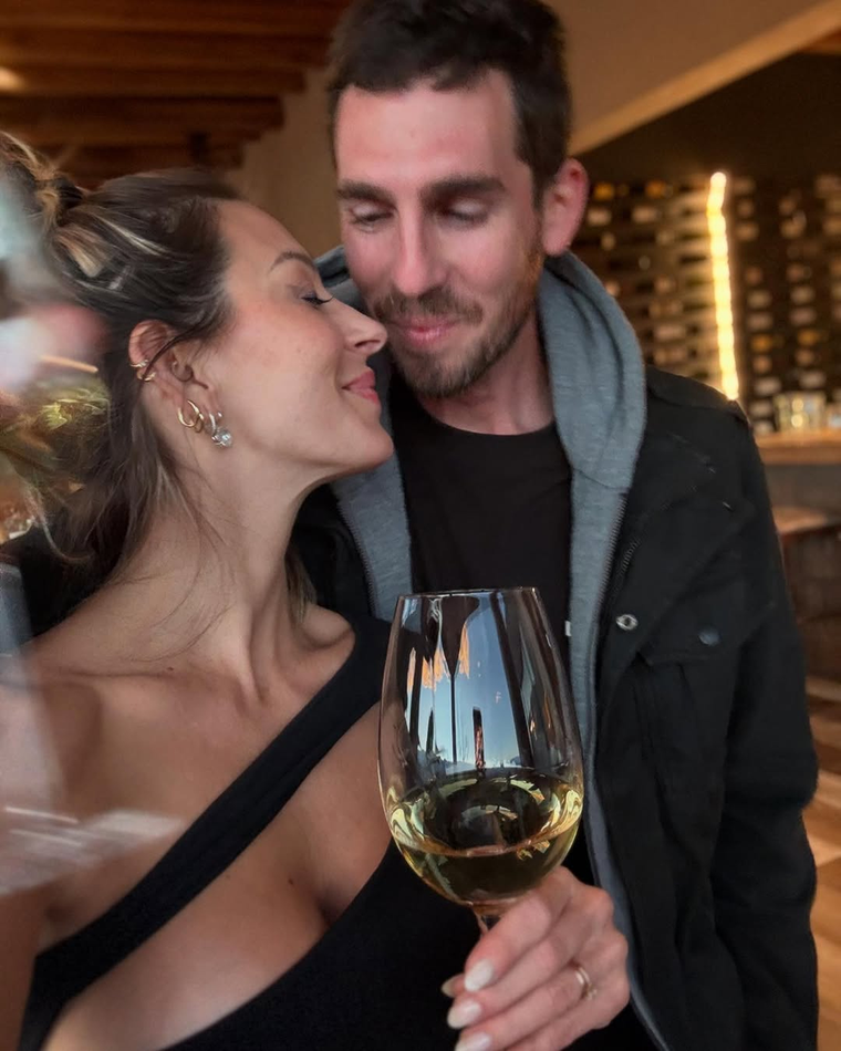 Noelia Marzol y Ramiro Arias estuvieron en Mendoza. Foto: Instagram: noeliamarzolok