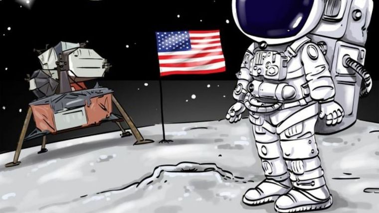 ACERTIJO VISUAL ACERTIJO VISUAL, RETO VISUAL, ASTRONAUTA Foto: ARCHIVO