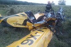 El hombre intentó un vuelo rasante, pero chocó a otra avioneta y terminó precipitándose junto a su hijo