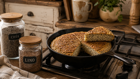 Empezá el día con un pan de chía y lino que te encantará