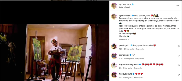 El posteo de Cris Morena que emocionó a sus seguidores en redes sociales. El posteo de Cris Morena que emocionó a sus seguidores en redes sociales.