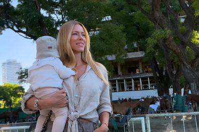 MDZol | La modelo deslumbró en la final del Abierto Argentino de Polo con un look relajado. Foto: Instagram