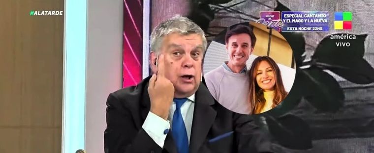 Desde hace varios días se rumorea que Roberto García Moritán y Pampita están separados. Foto: Captura de pantalla Youtube América TV/ Instagram Robergmoritan.