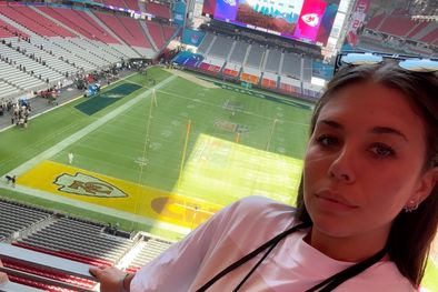 MDZol | La joven llegó a trabajar en la producción de mega eventos como el Super Bowl Foto: Gentileza Prensa Miranda Ghirimoldi