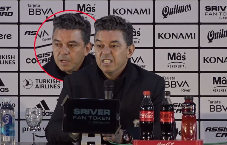 Gallardo se mostó molesto por la falta de refuerzos en River, pese a la búsqueda denodada por incorporar a un 9.