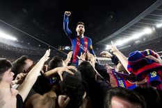 La foto que recorrió el mundo y fue tapa de varios diarios. Foto: Santiago Garcés/FC Barcelona