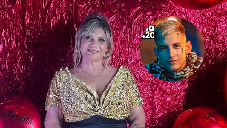 Qué dijo la madre de L-Gante en su última entrevista Foto: Instagram: @clauvalenzuela.ok