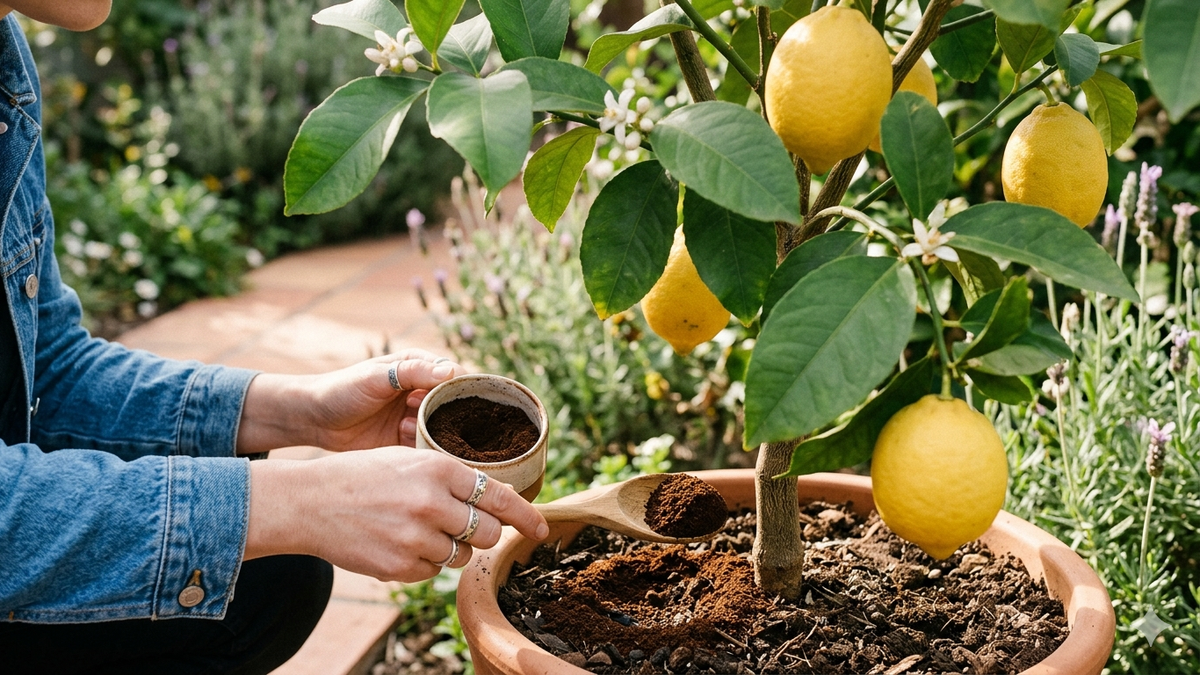 Jardinería: por qué aconsejan regar el limonero con café