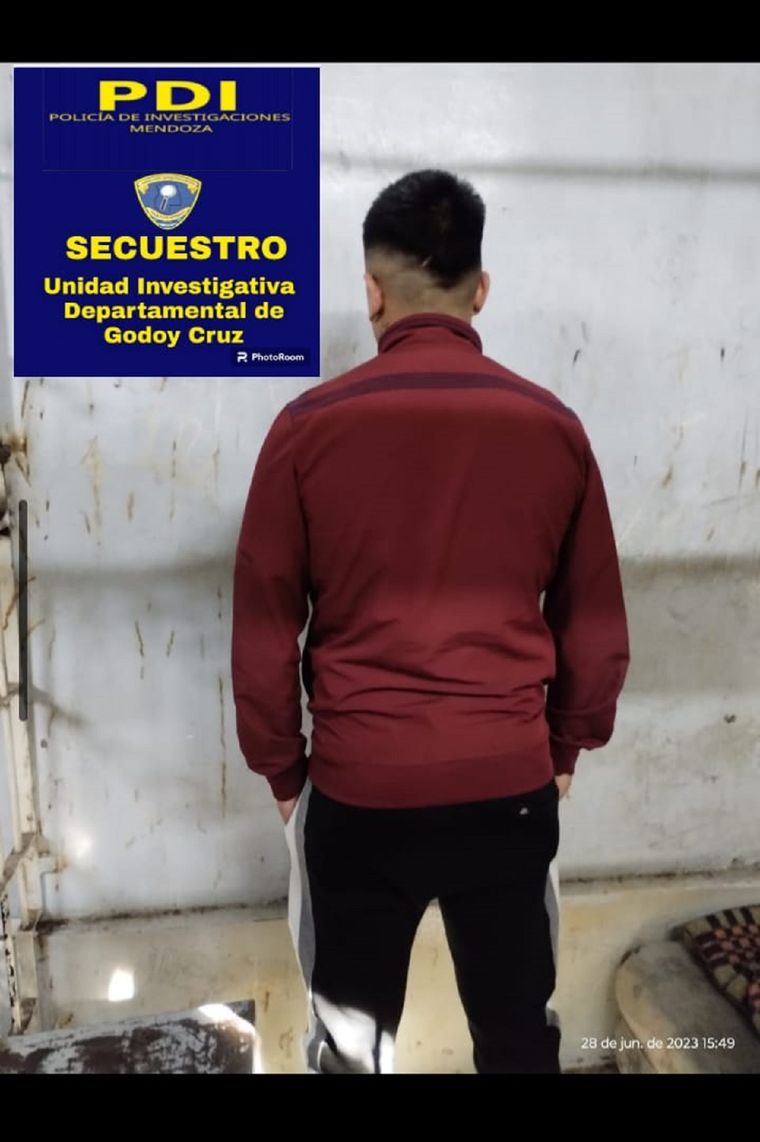 El sujeto que se fugó y hoy fue detenido nuevamente Foto: Gentileza