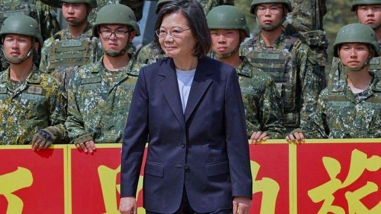 Durante la presidencia de Tsai Ing-wen, la alianza con EE.UU. ha cobrado un papel más evidente. Foto: GETTY IMAGES