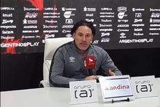 El DT habló en conferencia de prensa.