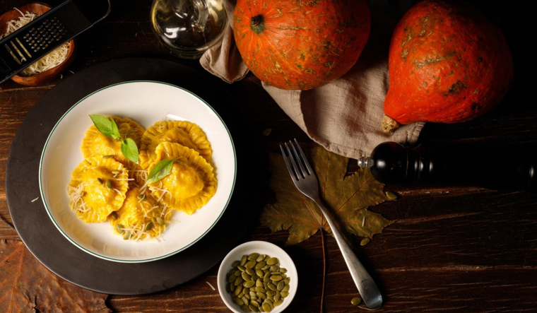 Receta auténtica de raviolis de calabaza Foto: Shutterstock
