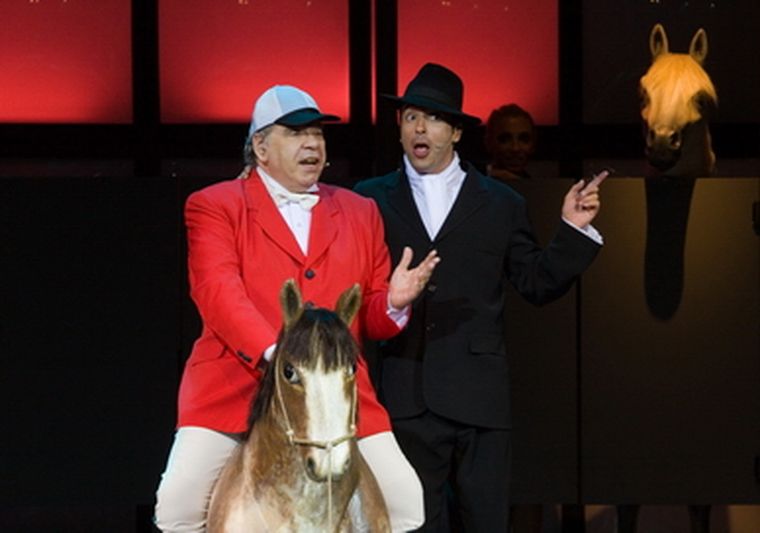 Enrique Pinti se luce en Pingo argentino.