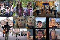 Intérpretes de esta versión compilada de Oh, viburnum rojo en el prado Foto: Mario Simonovich